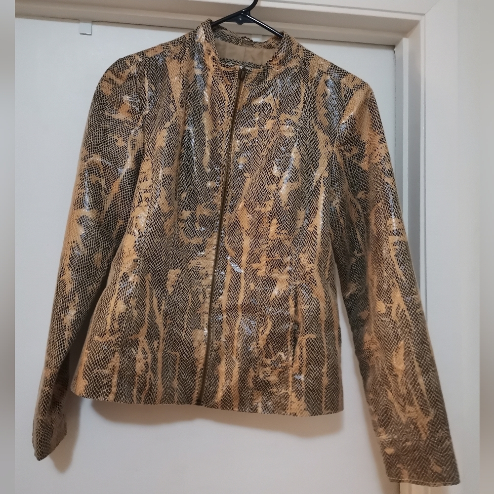 L.A.L. - LIVE A LITTLE Snakeskin Jacket